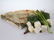 Осетинские пироги Со свекольными листьями, сыром и зеленью