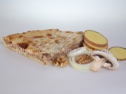 Осетинские пироги С картофелем, грибами, жареным луком и грецким орехом